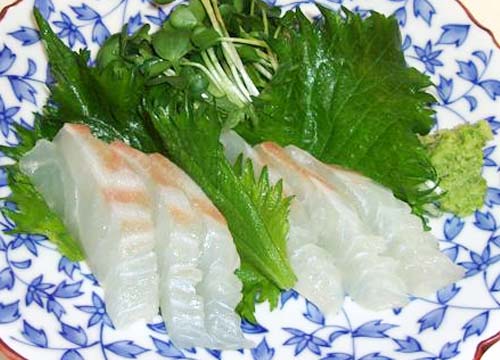 鯛の刺身